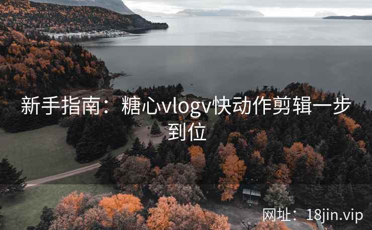 新手指南：糖心vlogv快动作剪辑一步到位