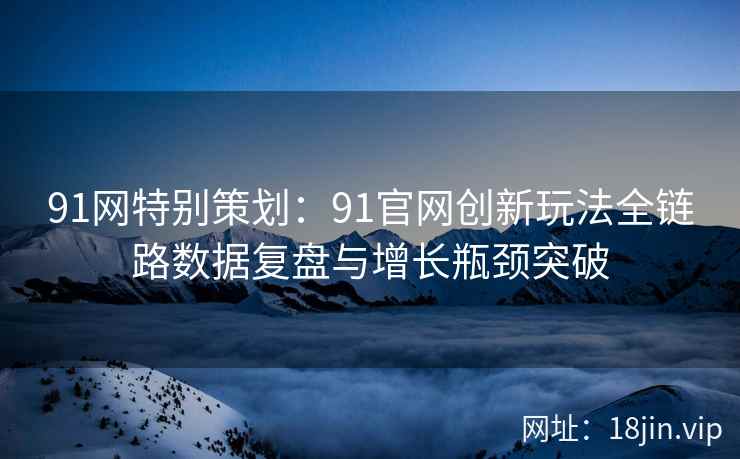 91网特别策划：91官网创新玩法全链路数据复盘与增长瓶颈突破